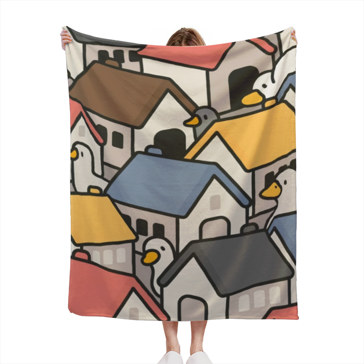 Modern Artistic Throw Blanket ¨C Abstract Decorative Cozy Home Blanket