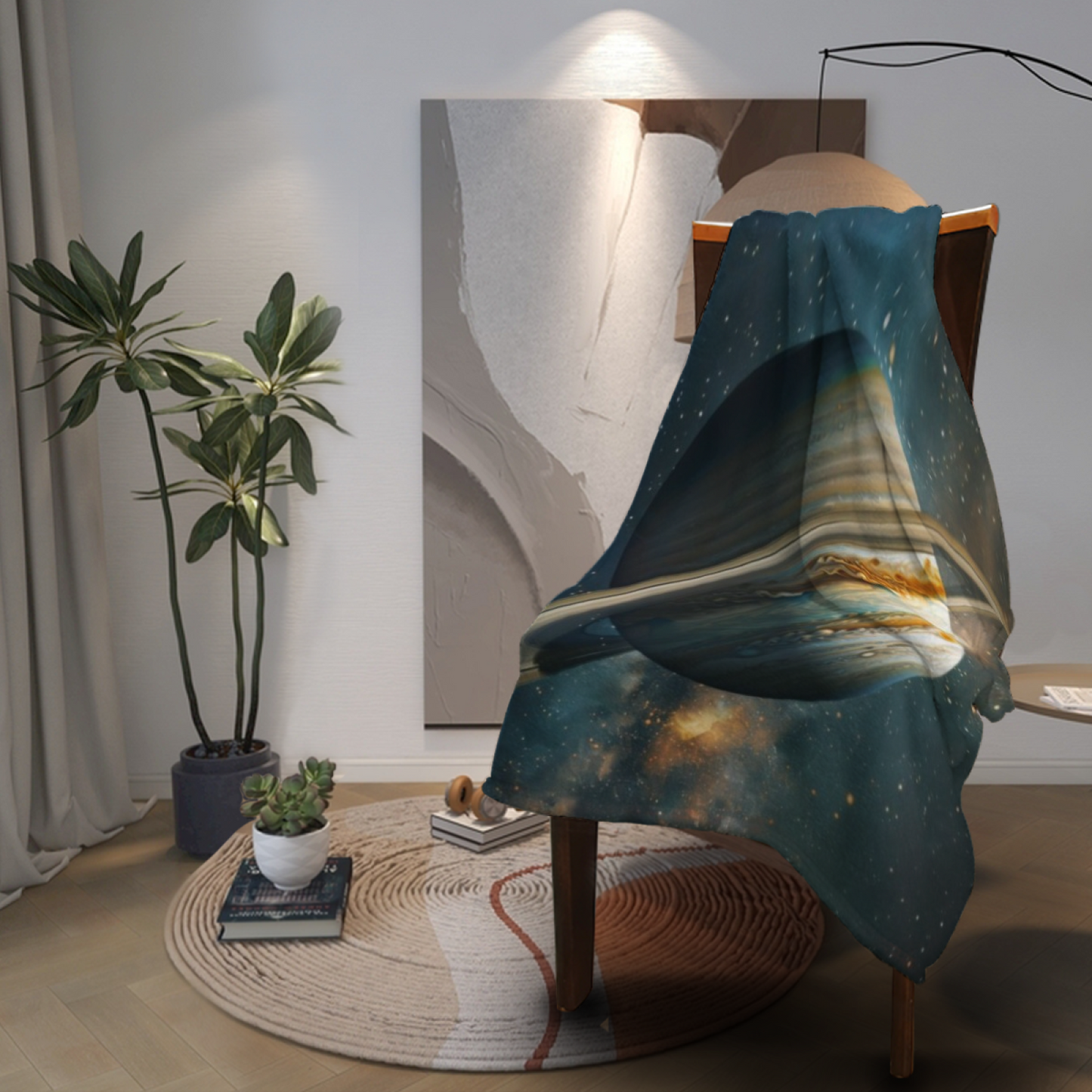 Colorful Artistic Pattern Throw Blanket ¨C Stylish Contemporary Cozy Home Blanket