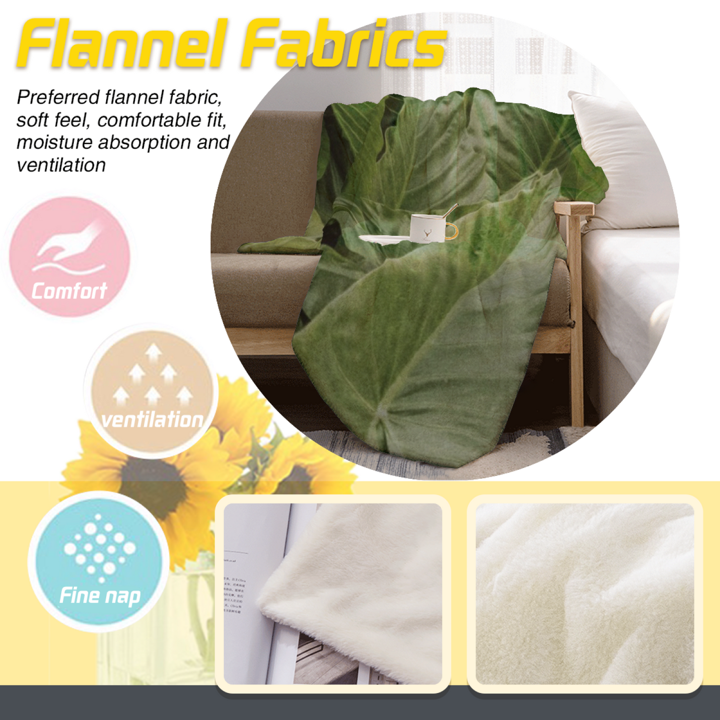 Contemporary Graphic Throw Blanket ¨C Modern Printed Decorative Cozy Blanket