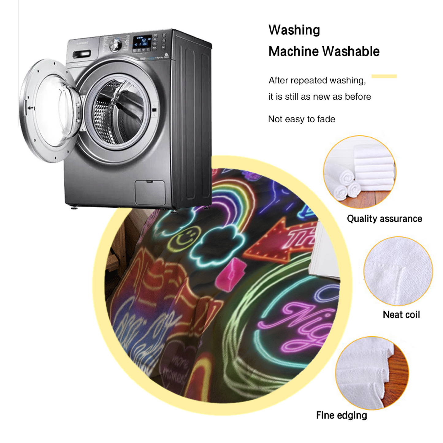 Stylish Modern Throw Blanket ¨C Artistic Decorative Graphic Design