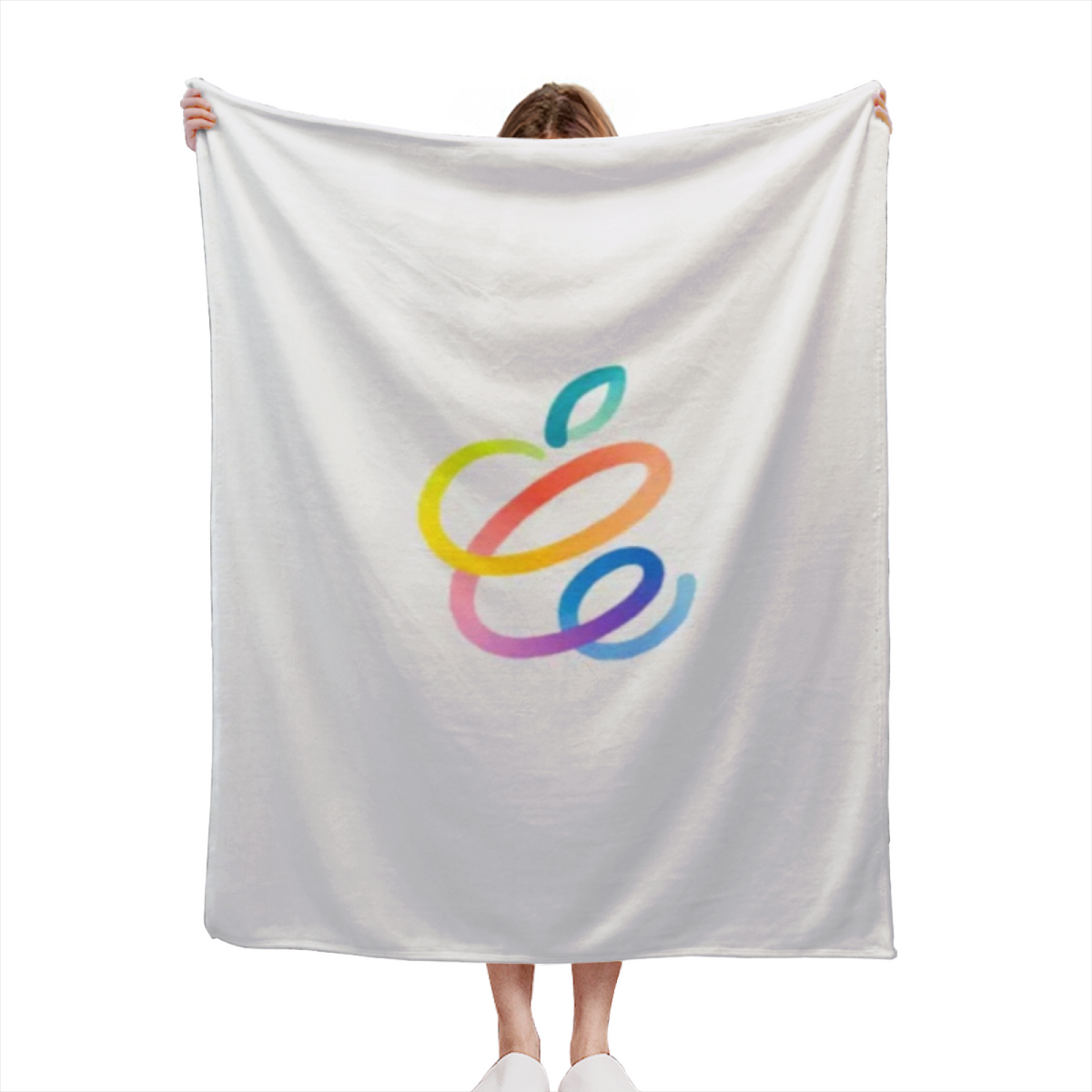 Festival Daydream Pastel Multicolor Modern Art Decorative Flannel Blanket