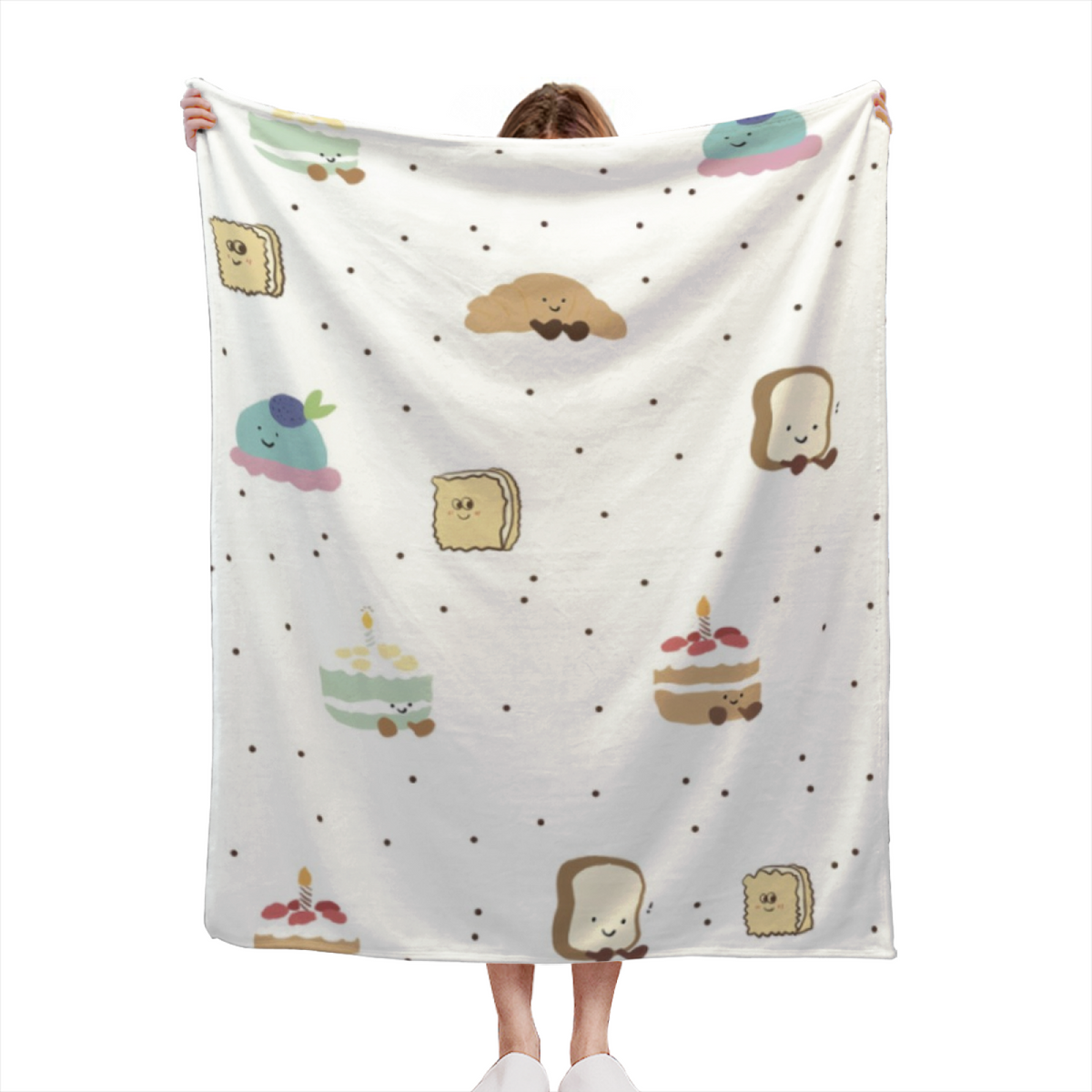 Soft Minimalist Plush Flannel Throw ¨C Moonbeam Arbor Collection