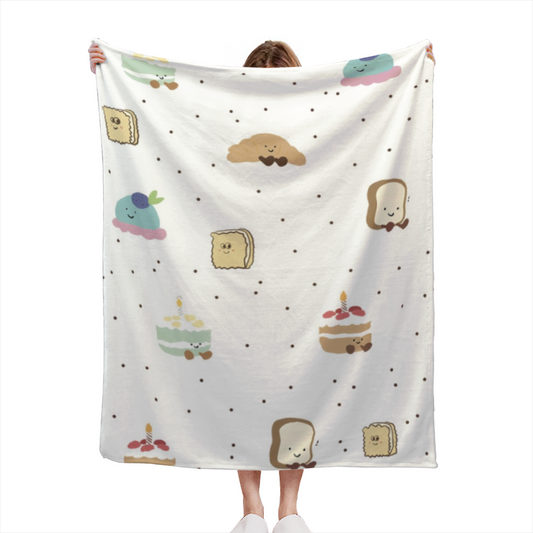 Soft Minimalist Plush Flannel Throw ¨C Moonbeam Arbor Collection