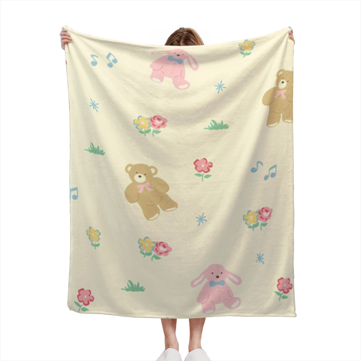 Electric Prism Home Accent Lightweight Flannel Throw ¨C Pastel Multicolor