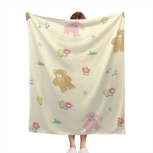 Electric Prism Home Accent Lightweight Flannel Throw ¨C Pastel Multicolor