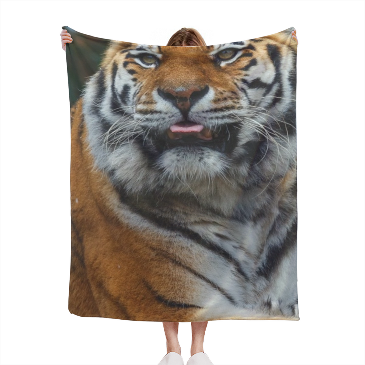 Soft Neutral Lagoon Haven Decorative Flannel Blanket