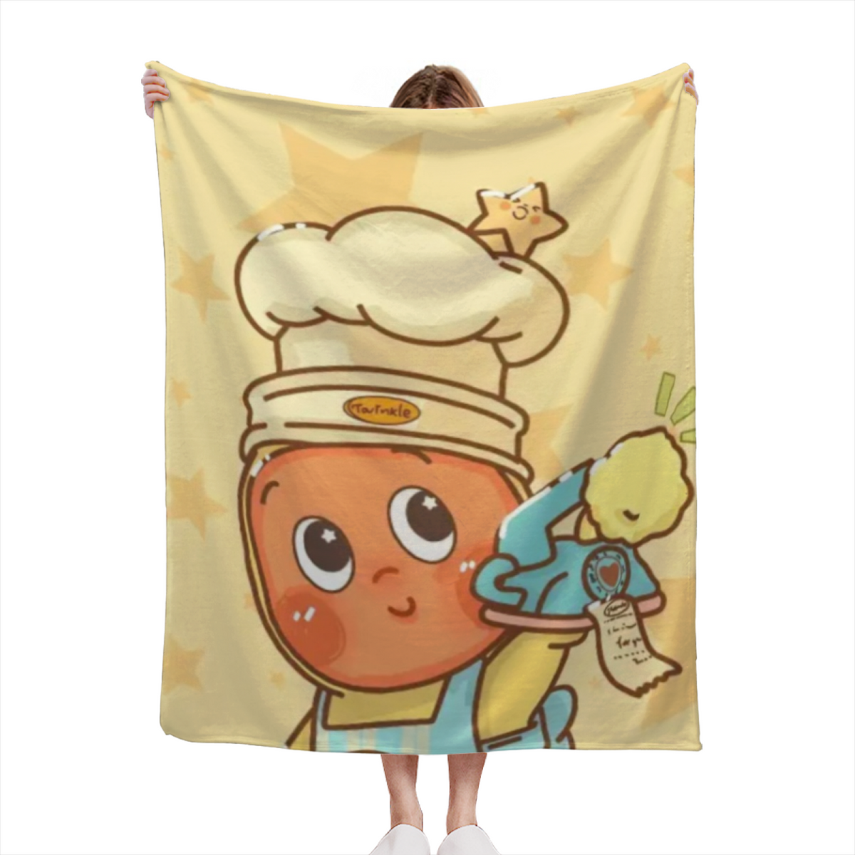 Gilded Hearth Pastel Multicolor Modern Art Decorative Flannel Blanket