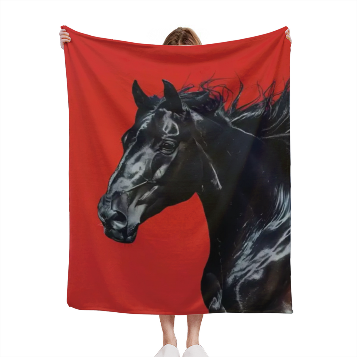 Eclectic Design Riverstone Galaxy Warm Coral Flannel Sofa Throw