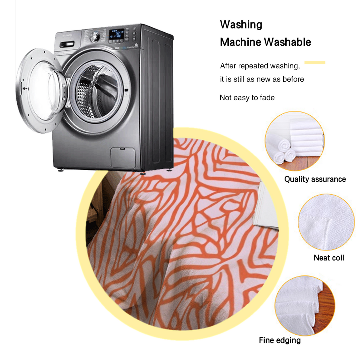 Pastel Multicolor Whimsical Decor All-Season Flannel Blanket ¨C Electric Thicket Edition