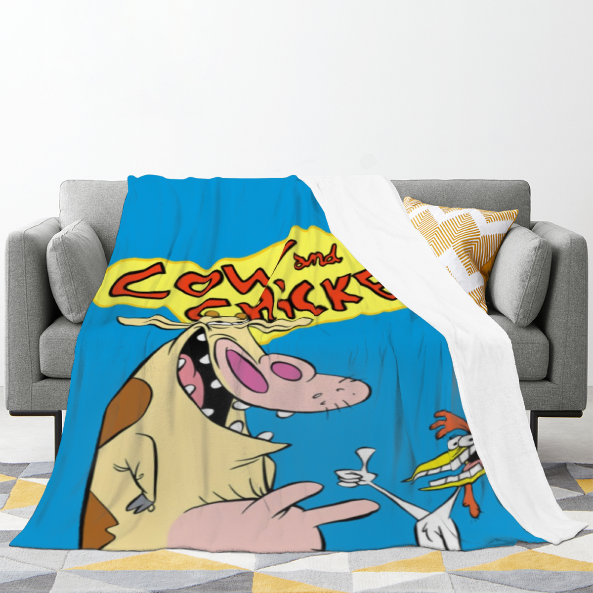 Copper Daydream Home Accent Soft Flannel Blanket ¨C Rich Multicolor