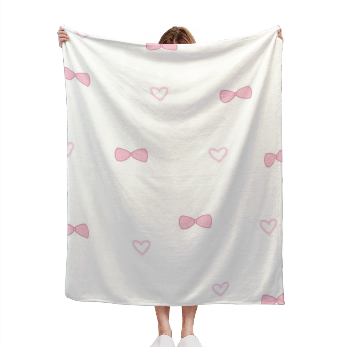 Soft Minimalist All-Season Flannel Blanket ¨C Prairie Blossom Collection