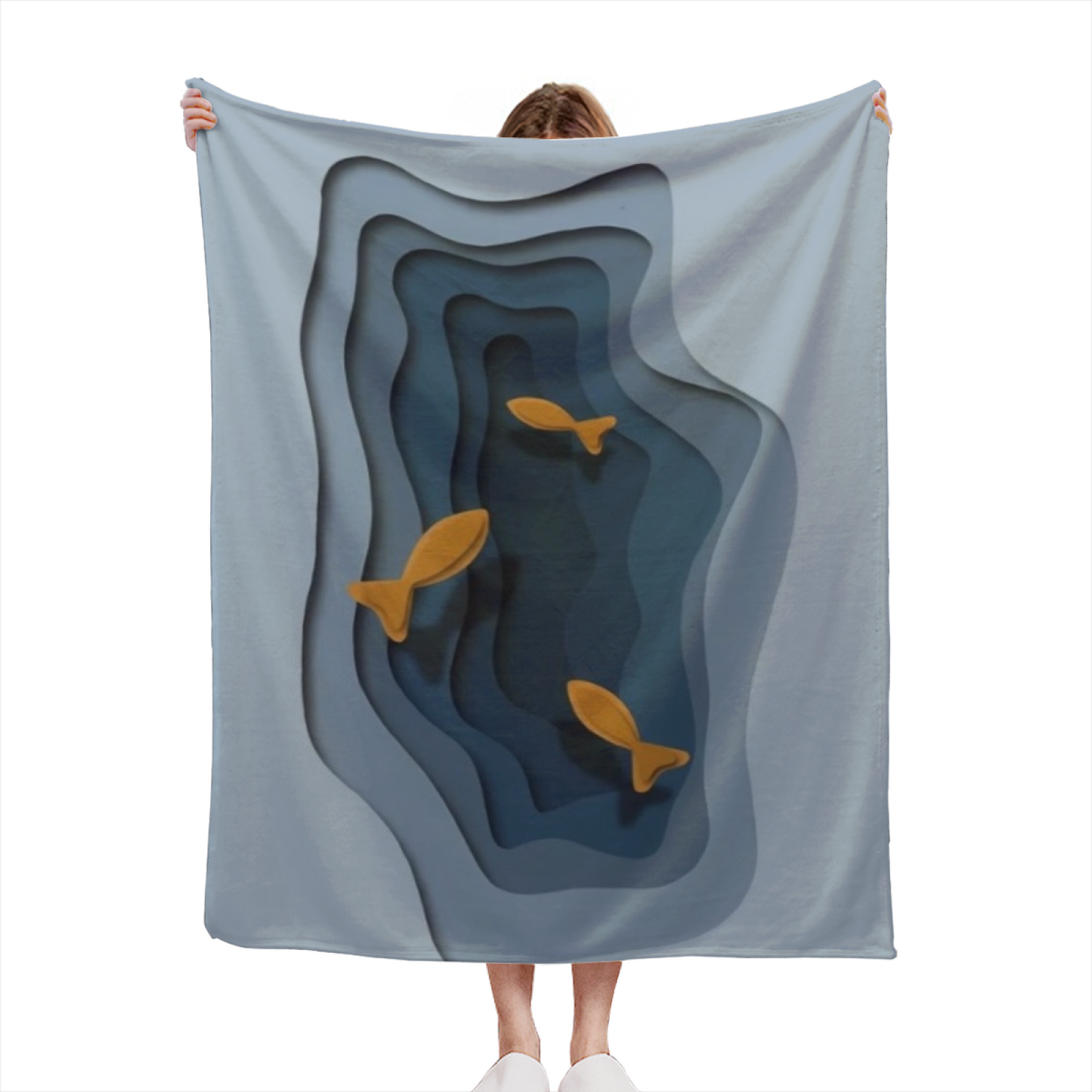 Contemporary Pattern Throw Blanket ¨C Colorful Modern Printed Cozy Blanket