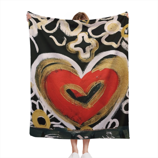 Desert Thicket Lightweight Flannel Throw in Rich Multicolor