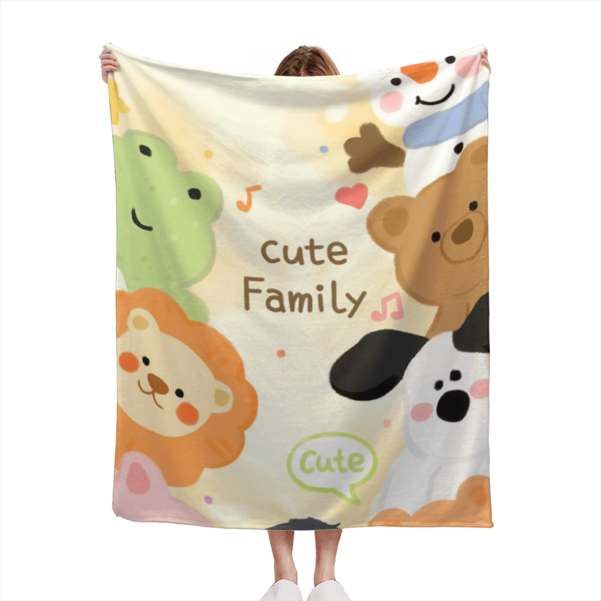 Lagoon Lantern Home Accent Soft Flannel Blanket ¨C Pastel Multicolor