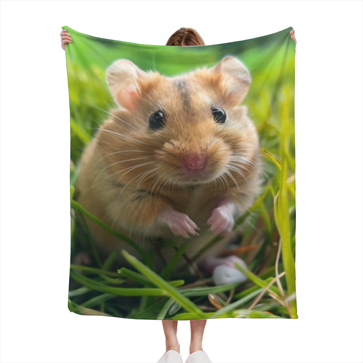 Burnished & Lantern Playful Graphic Plush Flannel Throw