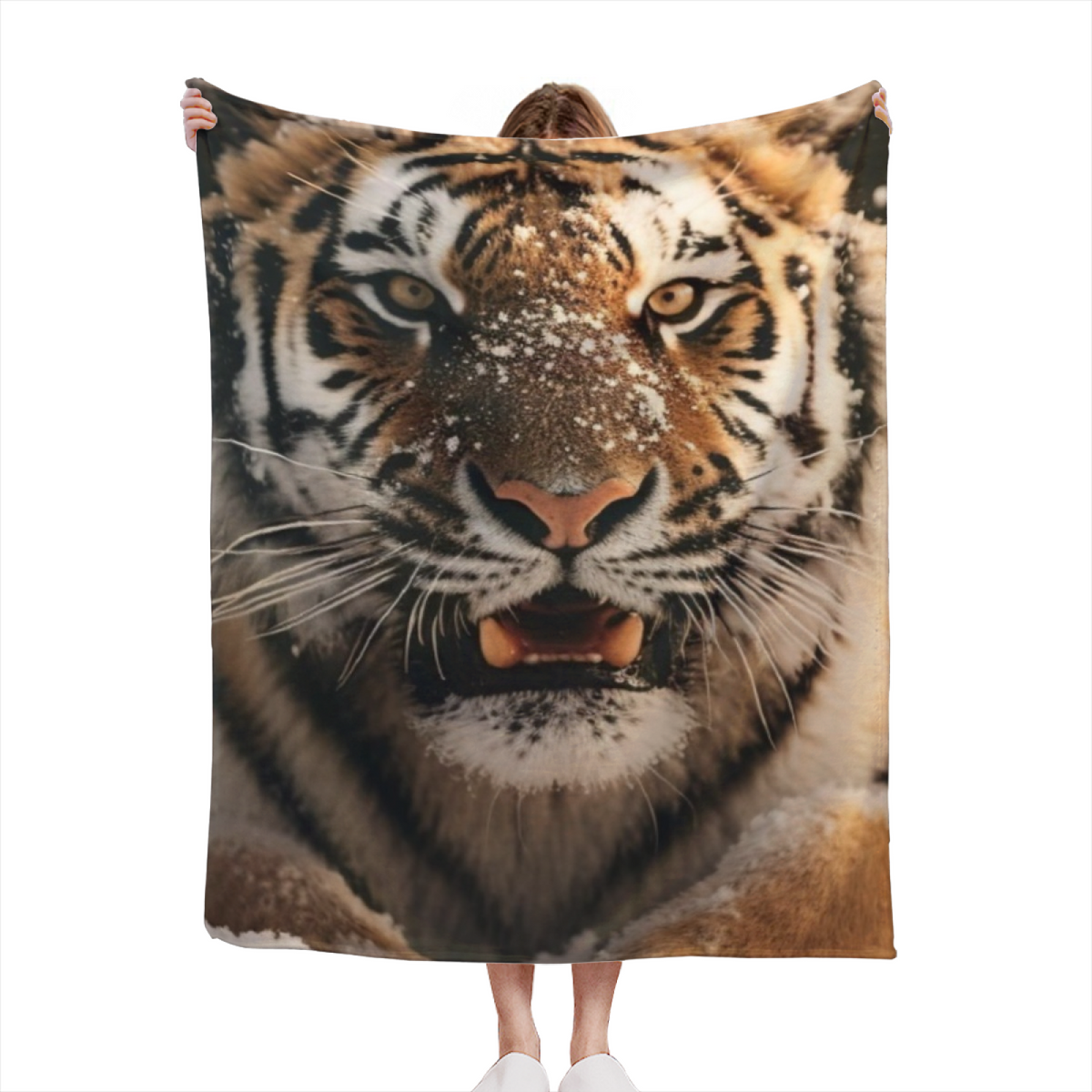 Soft Minimalist Plush Flannel Throw ¨C Breezy Tapestry Collection