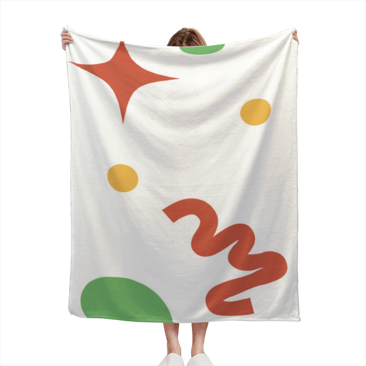 Gallery Color Block All-Season Flannel Blanket
