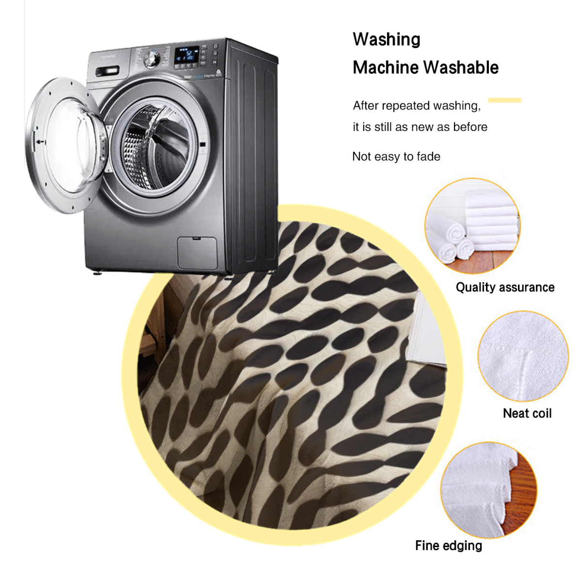 Soft Neutral Whimsical Decor Plush Flannel Throw ¨C Heather Rhapsody Edition
