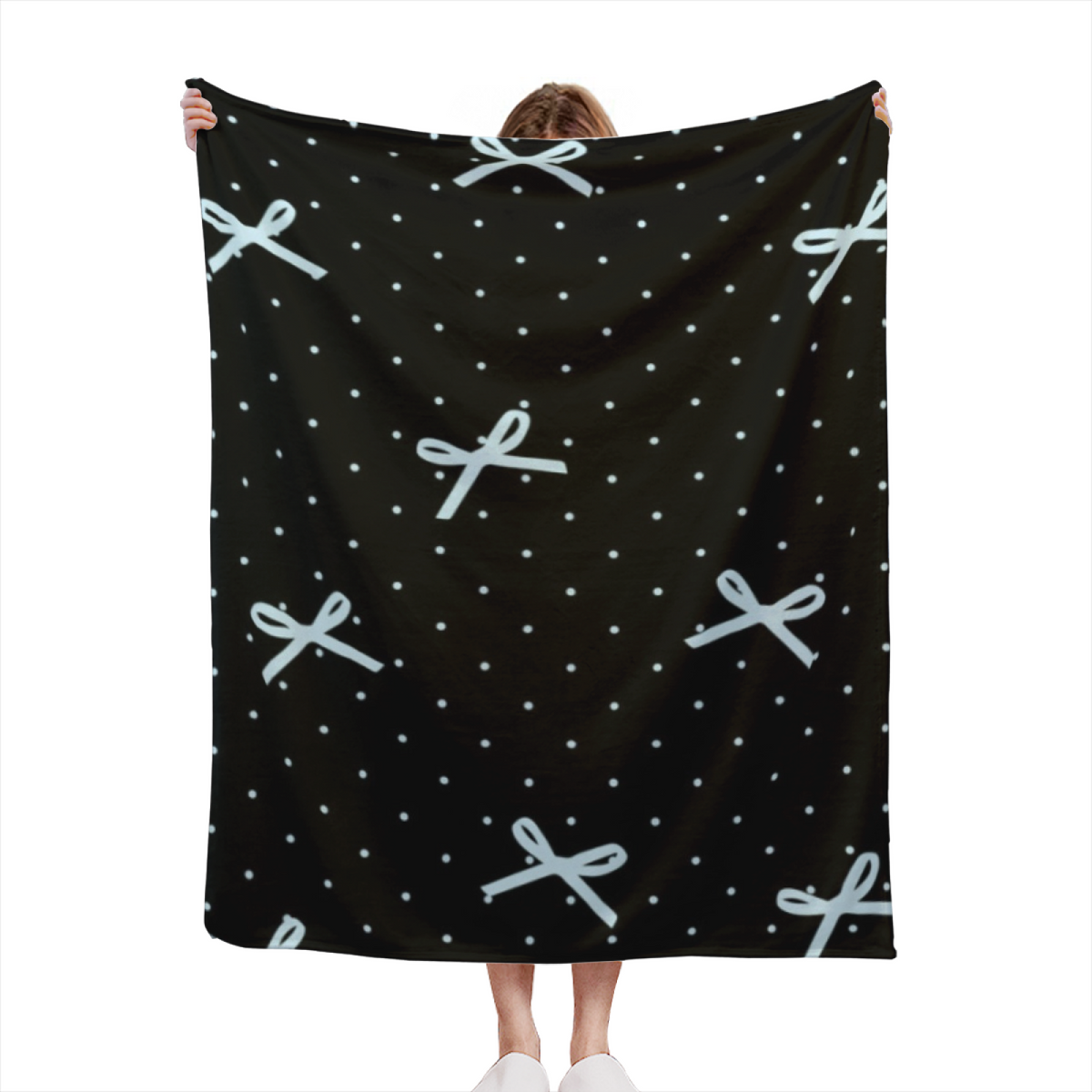 Cedar Meadow Soft Neutral Art Plush Flannel Throw