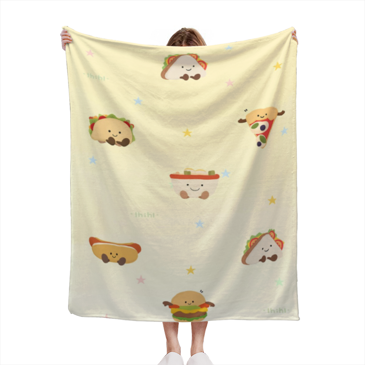 Luminous Solstice Home Accent Lightweight Flannel Throw ¨C Pastel Multicolor