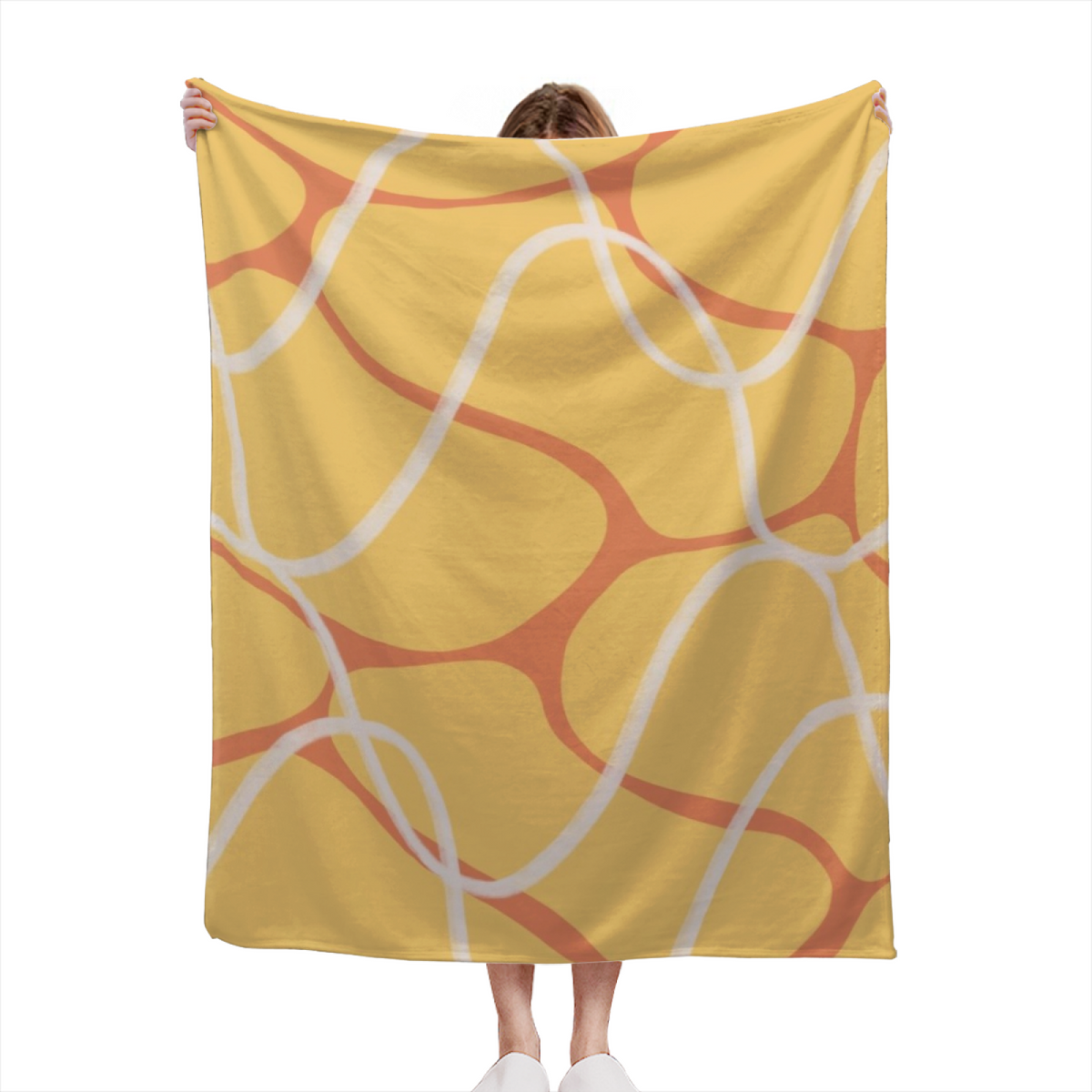 Eclectic Design Radiant Galaxy Warm Coral Flannel Sofa Throw