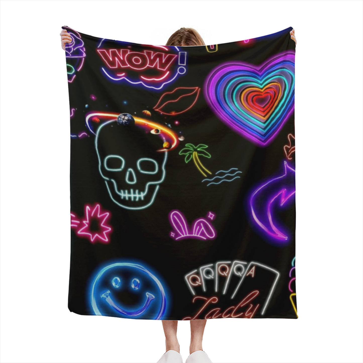 Abstract Graphic Throw Blanket ¨C Stylish Decorative Contemporary Blanket