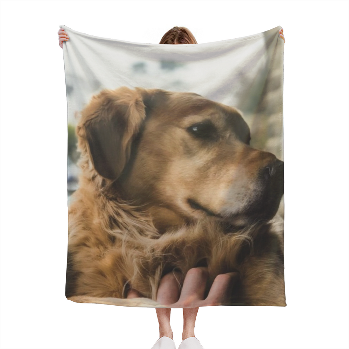 Playful Soft Neutral Coral Serenade Decorative Flannel Blanket