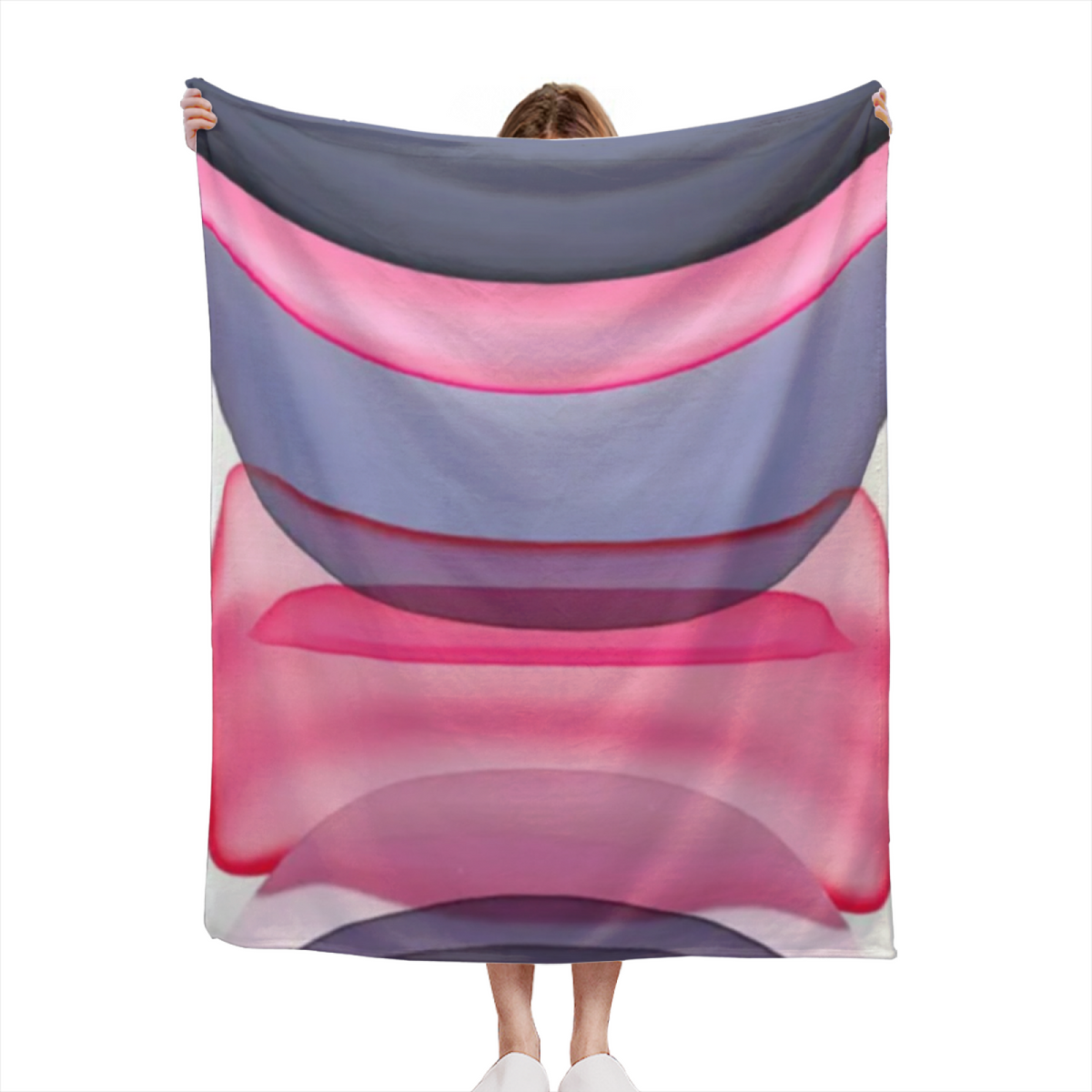 Soft Minimalist Plush Flannel Throw ¨C Burnished Tapestry Collection