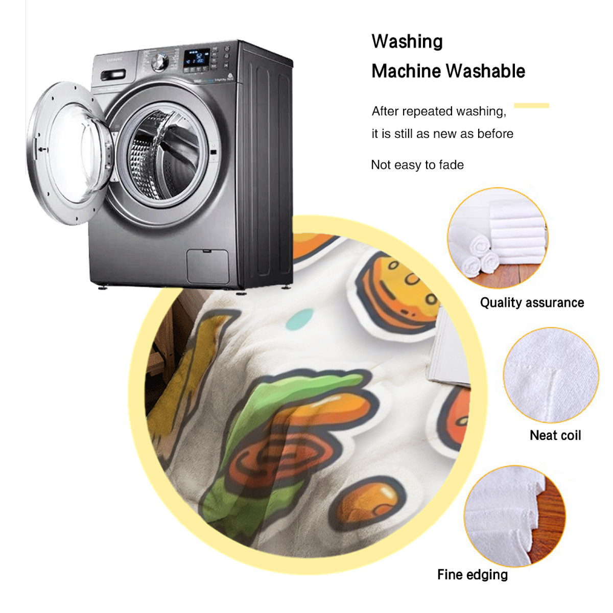 Electric Picnic Soft Neutral Art Decorative Flannel Blanket