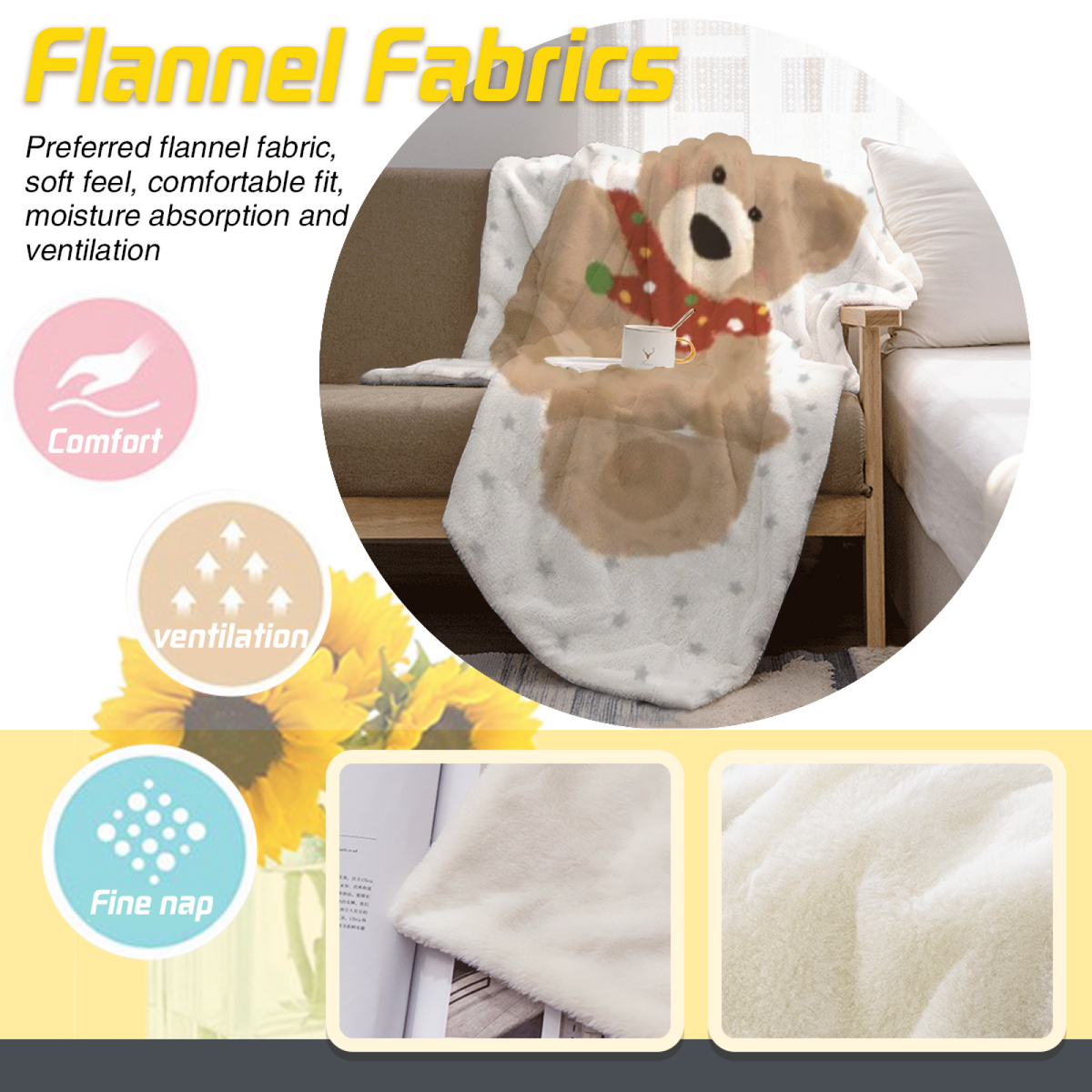 Orchard Atlas Lightweight Flannel Throw in Dusty Lilac