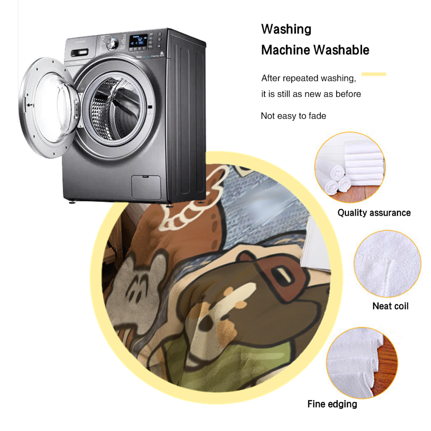 Colorful Decorative Art Throw Blanket ¨C Stylish Contemporary Cozy Blanket