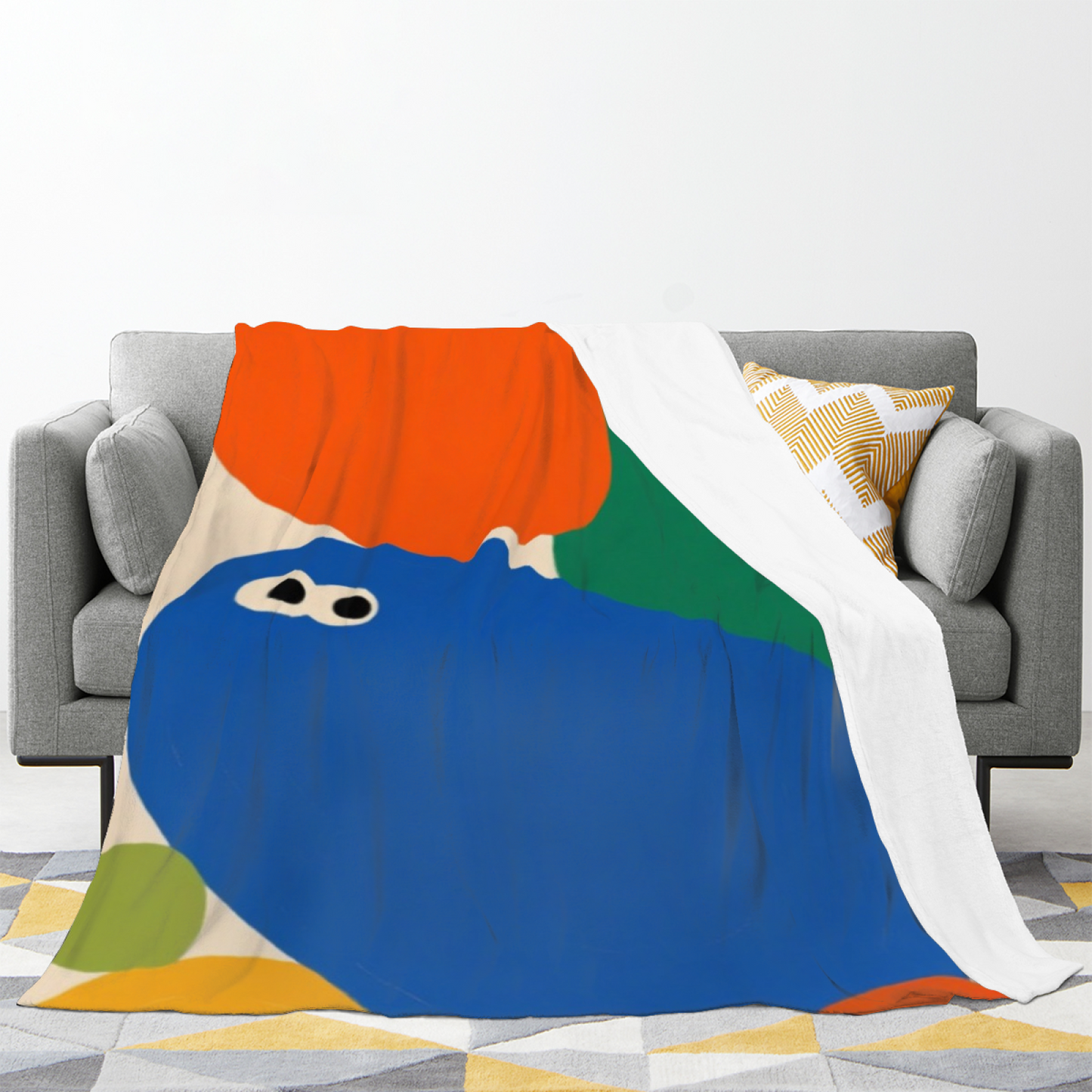 Stylish Printed Throw Blanket ¨C Colorful Decorative Design Cozy Blanket