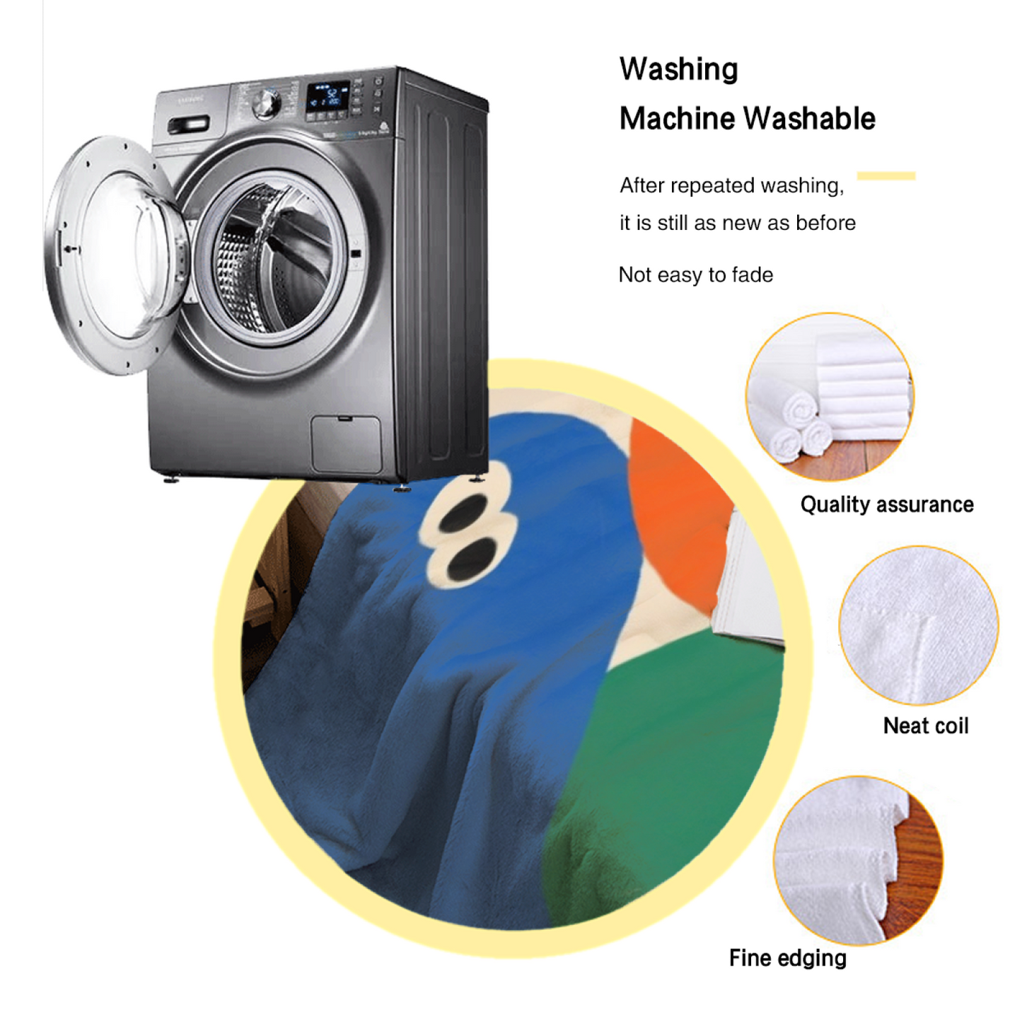 Stylish Printed Throw Blanket ¨C Colorful Decorative Design Cozy Blanket