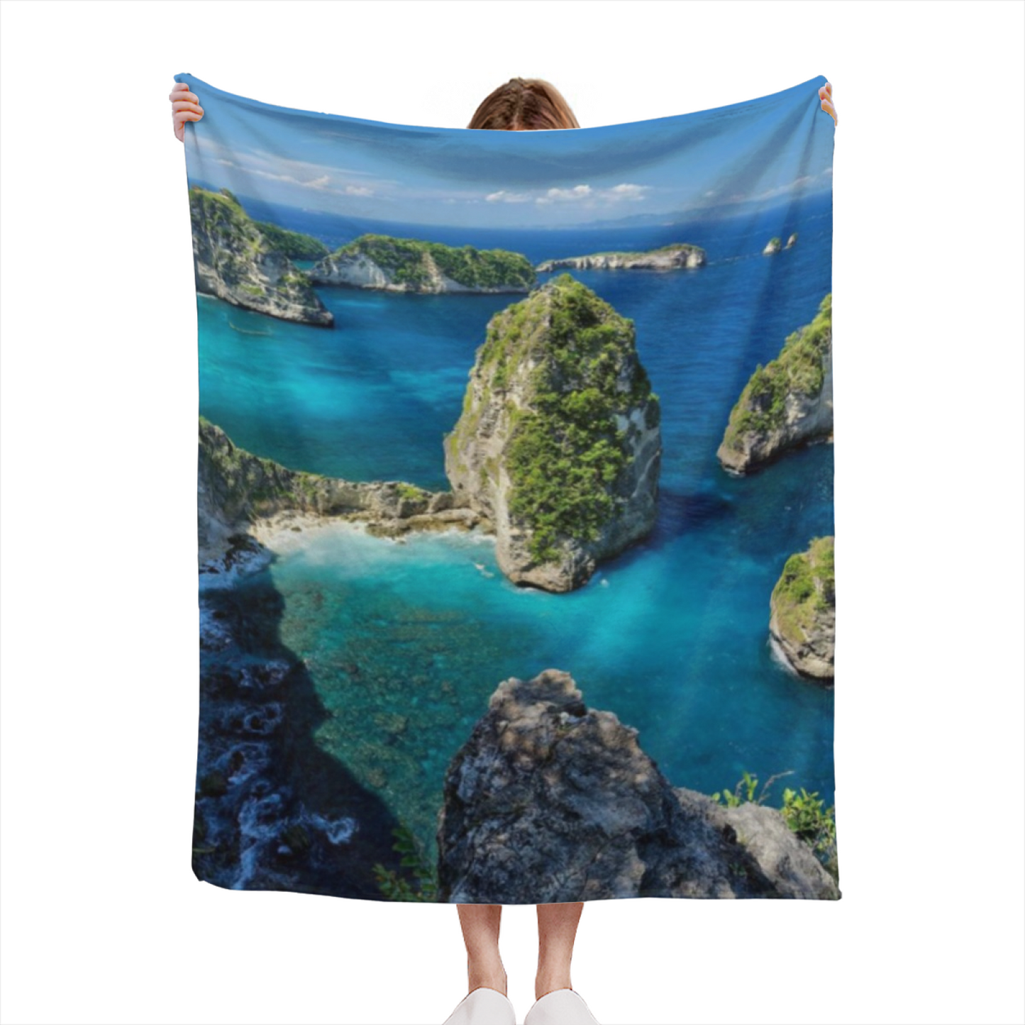 Contemporary Artistic Pattern Throw Blanket ¨C Stylish Cozy Home Blanket