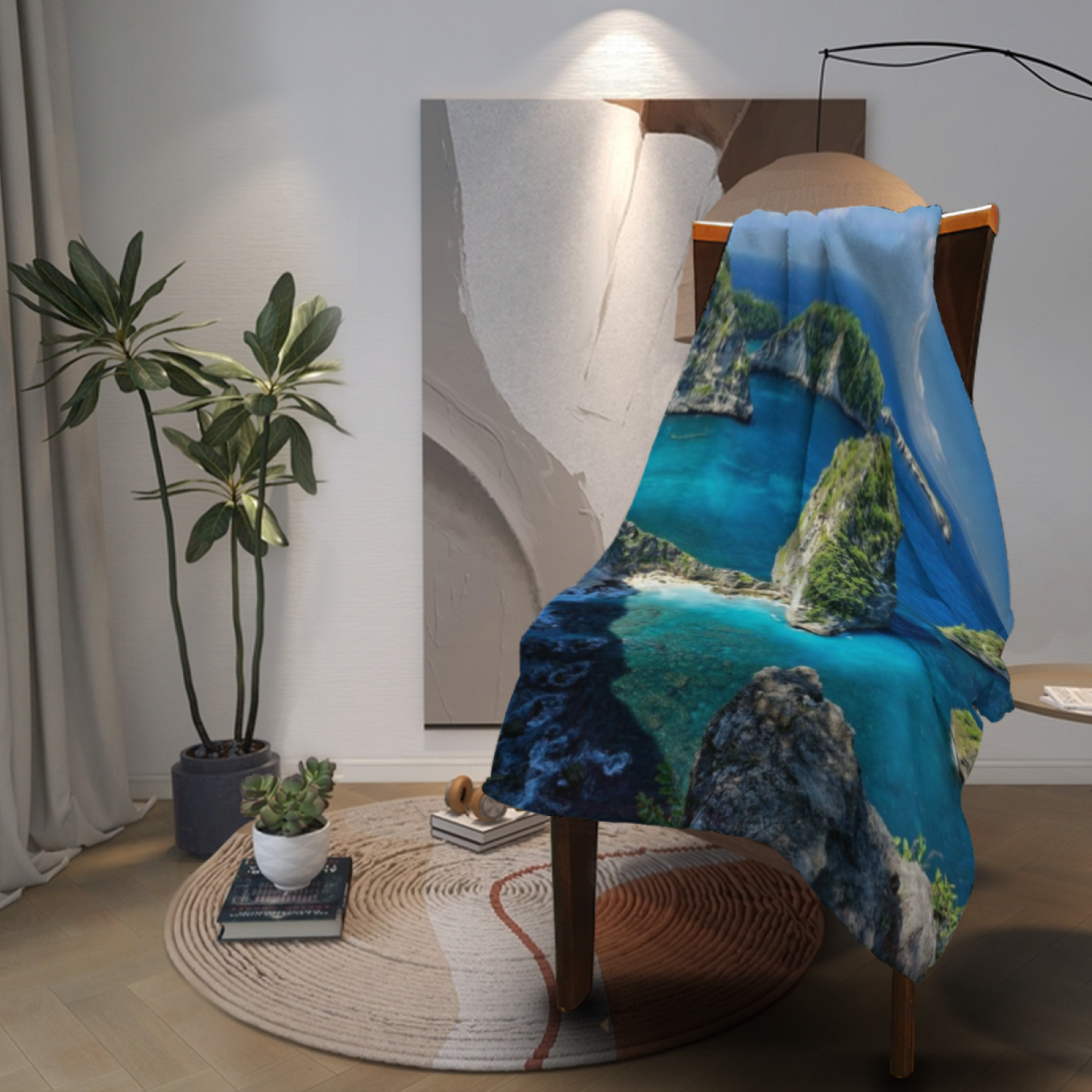 Contemporary Artistic Pattern Throw Blanket ¨C Stylish Cozy Home Blanket