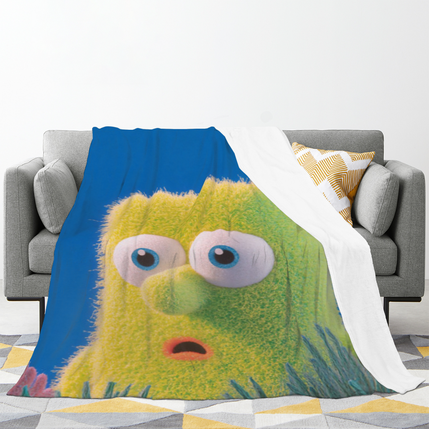 Colorful Decorative Art Throw Blanket ¨C Modern Printed Cozy Home Blanket