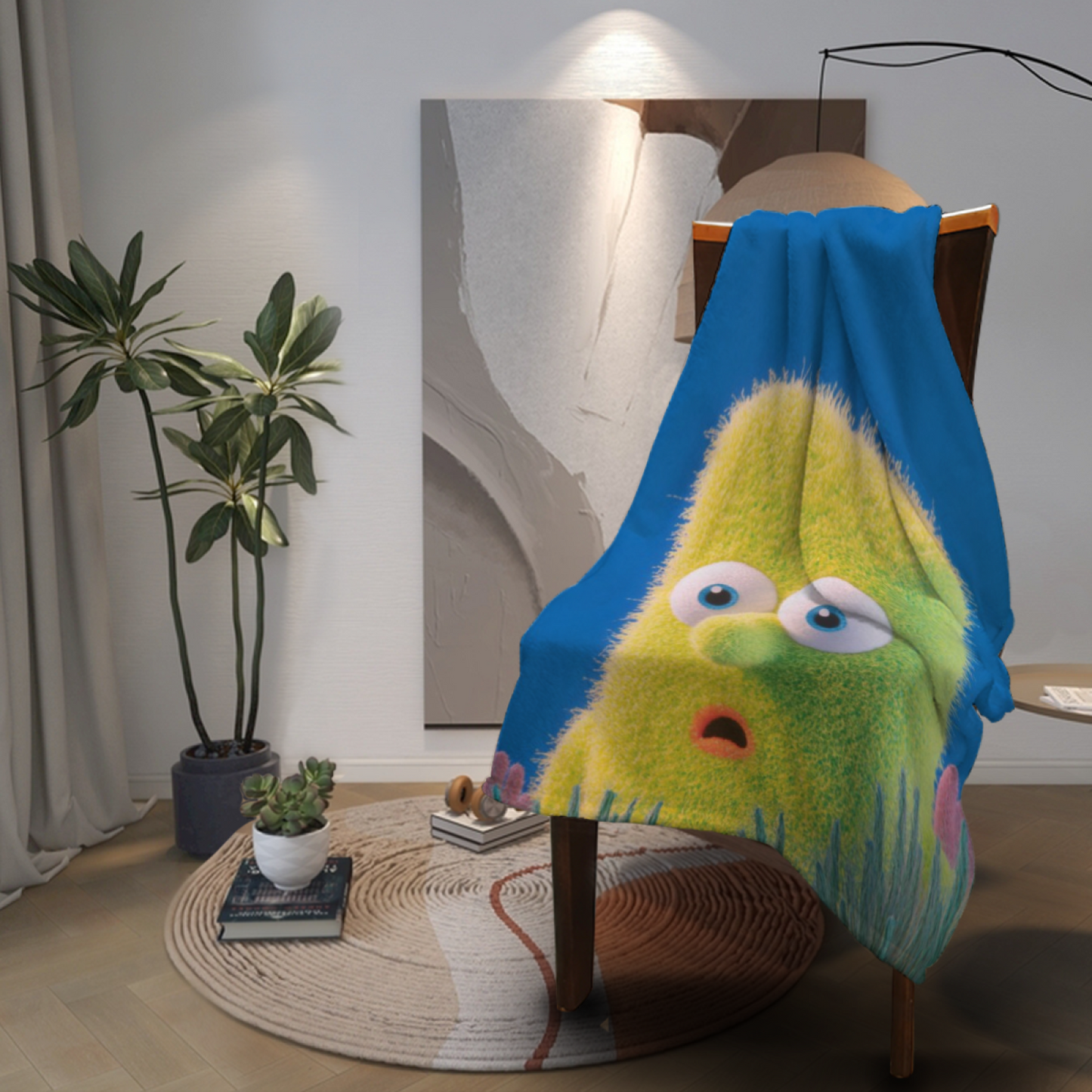 Colorful Decorative Art Throw Blanket ¨C Modern Printed Cozy Home Blanket
