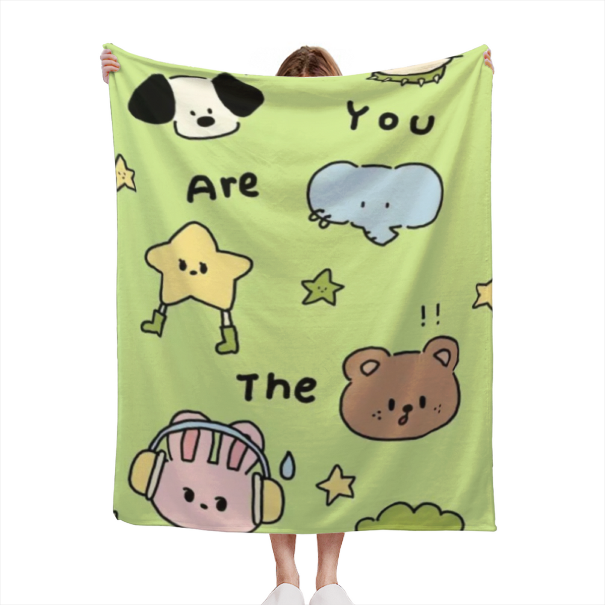 Flannel Throw Blanket with Prairie Sanctuary Cozy Cottage Artwork