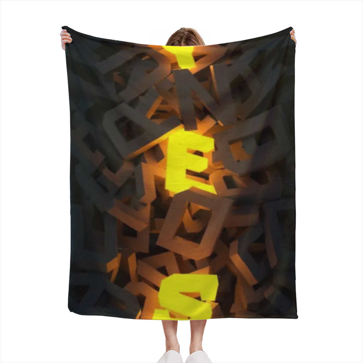 Gilded Arbor Inspired Flannel Sofa Throw ¨C Earthy Neutral Palette