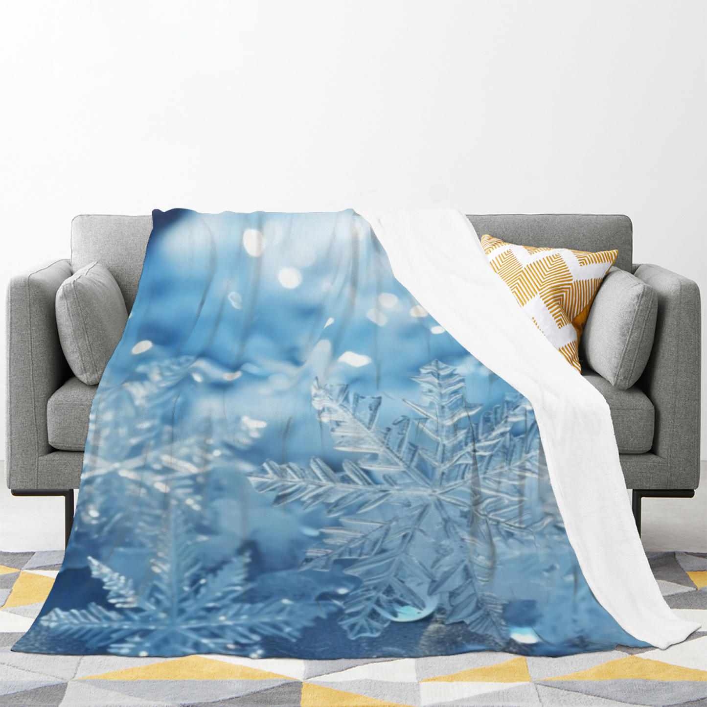 Colorful Artistic Throw Blanket ¨C Contemporary Decorative Cozy Home Blanket