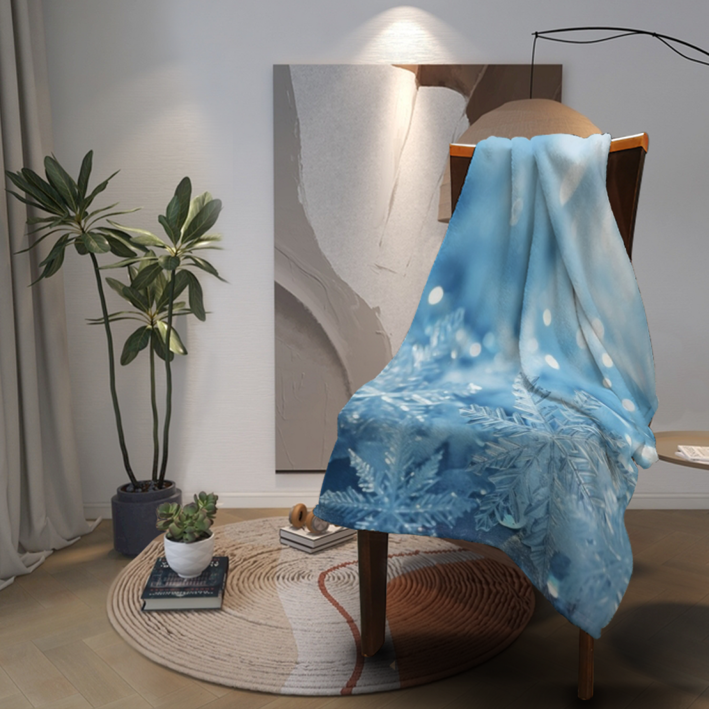Colorful Artistic Throw Blanket ¨C Contemporary Decorative Cozy Home Blanket