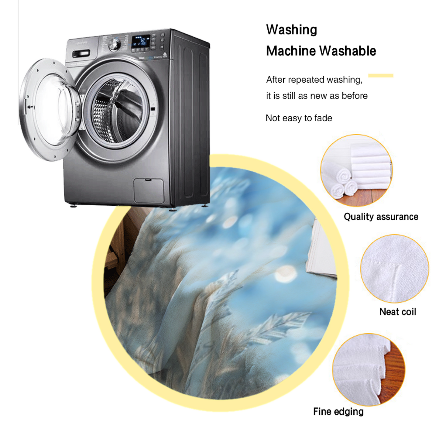 Colorful Artistic Throw Blanket ¨C Contemporary Decorative Cozy Home Blanket