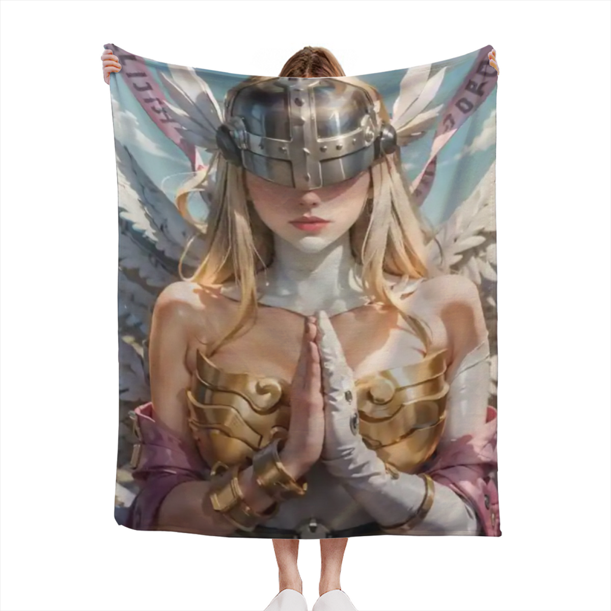Enchanted Grove Pastel Multicolor Modern Art Flannel Throw Blanket