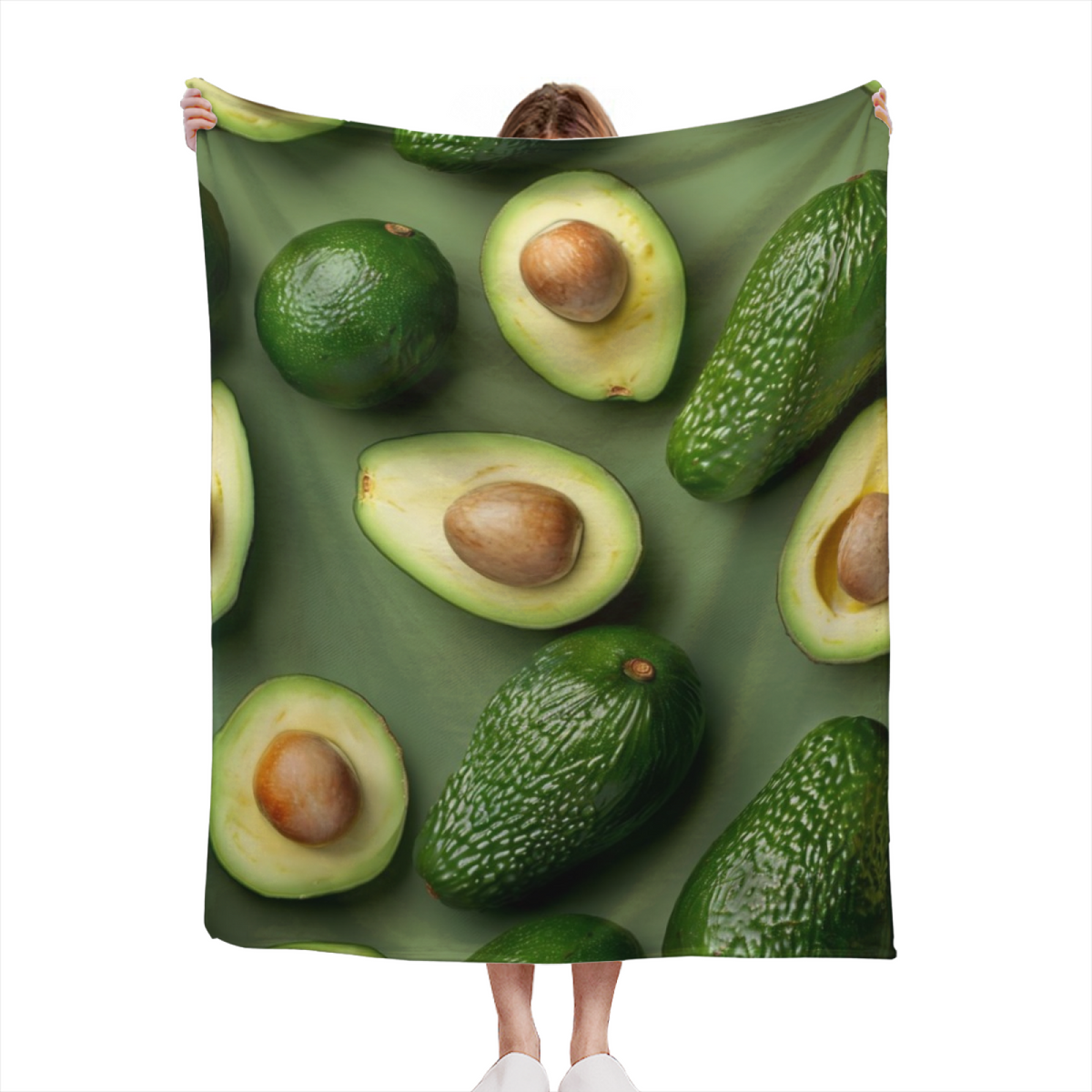Rich Multicolor Enchanted Sanctuary Soft Flannel Blanket ¨C Contemporary Pattern