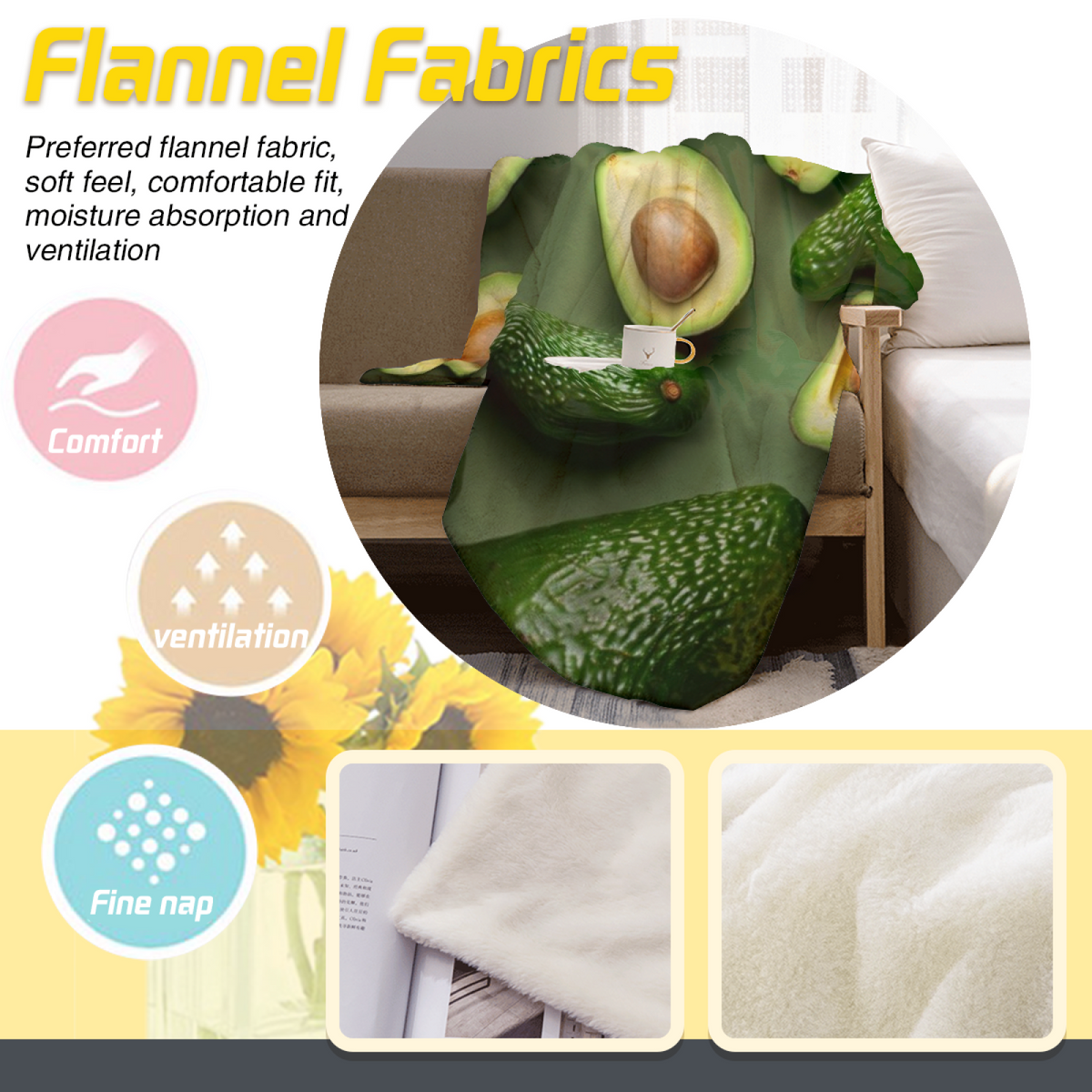 Rich Multicolor Enchanted Sanctuary Soft Flannel Blanket ¨C Contemporary Pattern