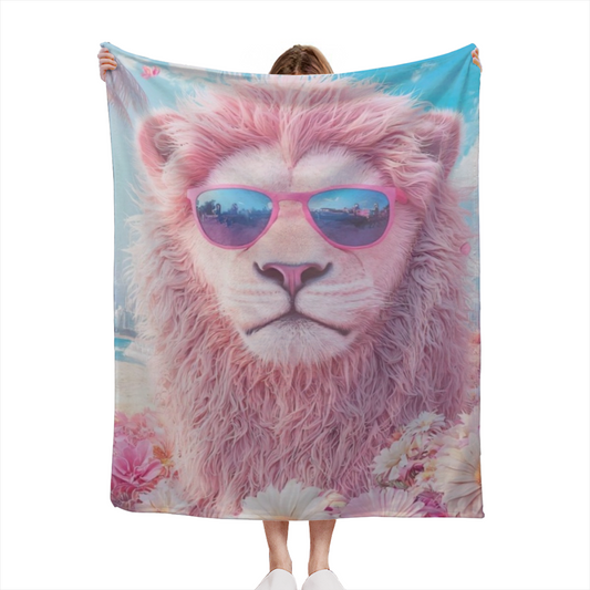 Festival Spectrum Lightweight Flannel Throw in Dusty Lilac