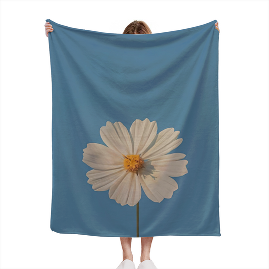 Harvest & Grove Playful Graphic Plush Flannel Throw