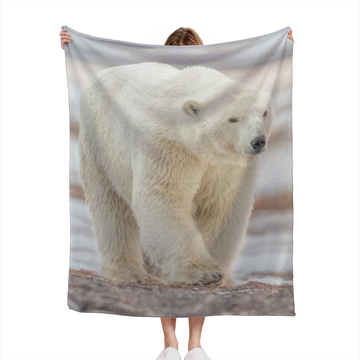 Oceanic & Ripple Playful Graphic All-Season Flannel Blanket
