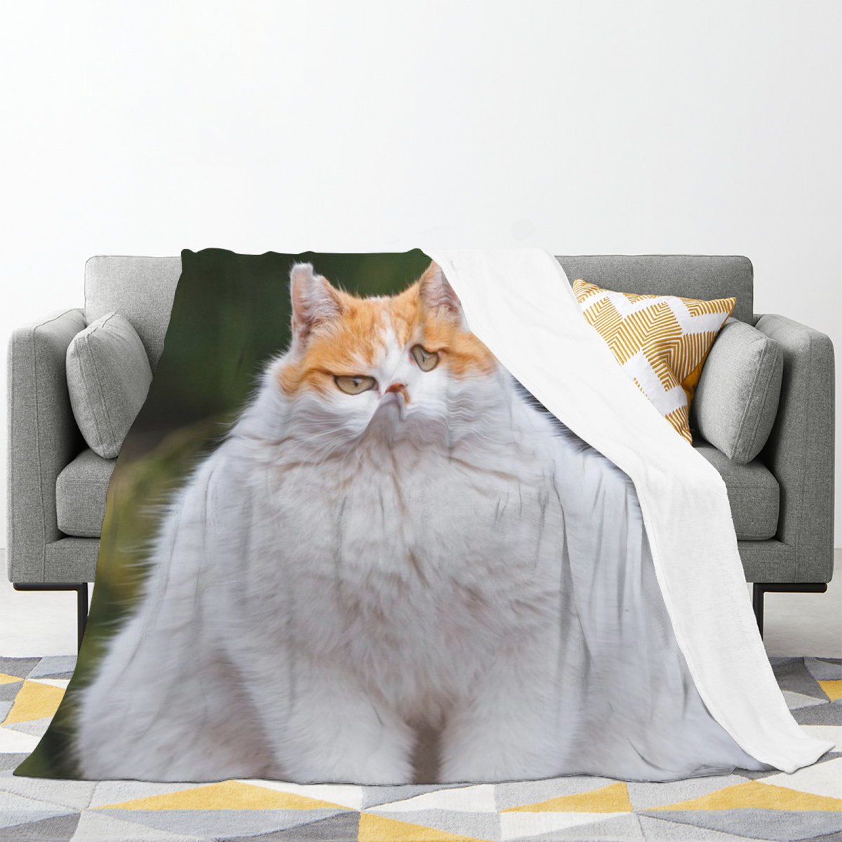 Soft Minimalist Plush Flannel Throw ¨C Celestial Tapestry Collection