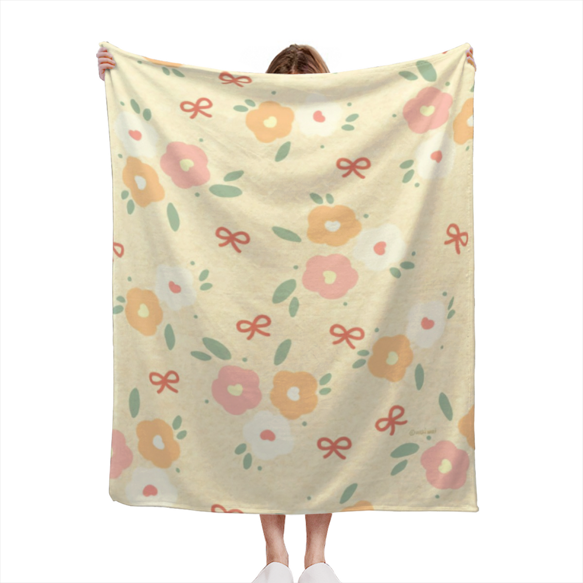 Lagoon Odyssey Artistic Pattern All-Season Flannel Blanket